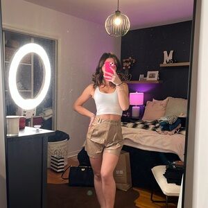 Dynamite, snake imitation dress shorts